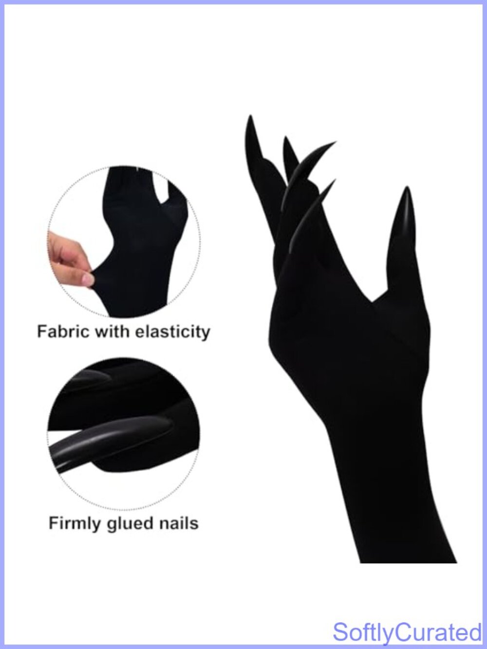 Long Claw Gloves for Cosplay Halloween Costume Accessory - Picture 2 of 5